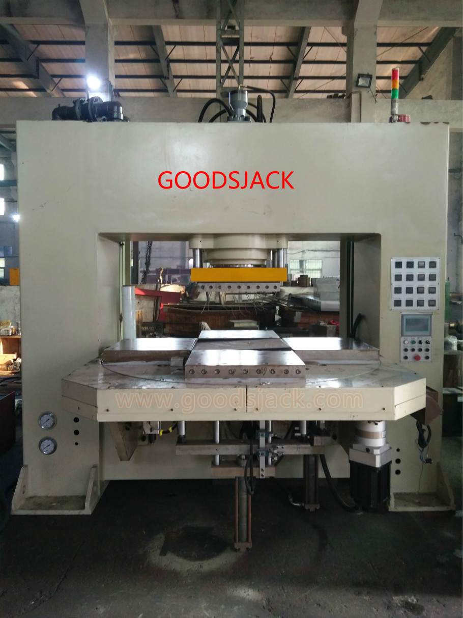 Four-station rotary hydraulic press